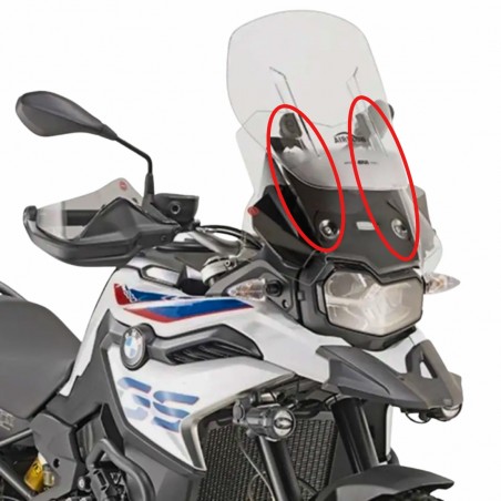 KIT ATTACCHI CUPOLINO KAPPA MOTO D5129KITK PER BMW F750GS 2019 - MONTAGGIO SPOILER