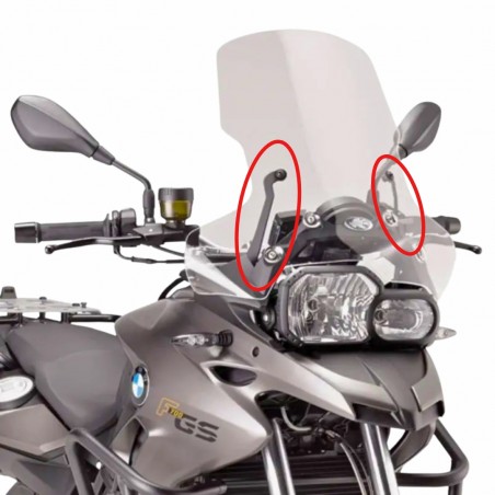 KIT ATTACCHI PARABREZZA KAPPA MOTO D5107KITK PER BMW F700 GS (2013-2017)