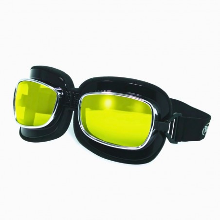 OCCHIALI DA MOTO GLOBAL VISION RETRO JOE - LENTE GIALLA